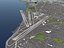 Beirut 50x50km City Map Model