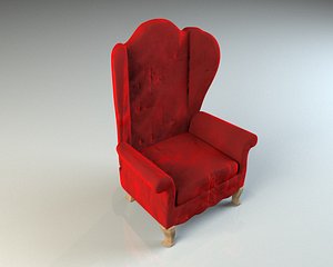 soft armchair 3d max