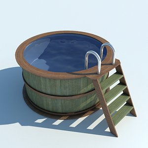 3D model water pool play