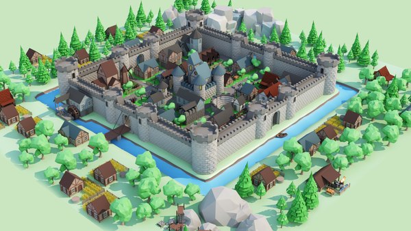 Cartoon Castle 3D Models for Download | TurboSquid