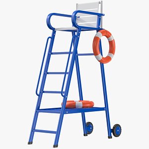 Lifeguard Chair 01 3D model
