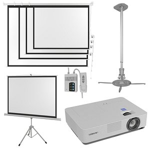3D Projector Sony VPL DX221 with Screen Set 3DStudio