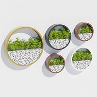 Wall planters one