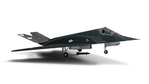 Rigged MA F-117 Aircraft