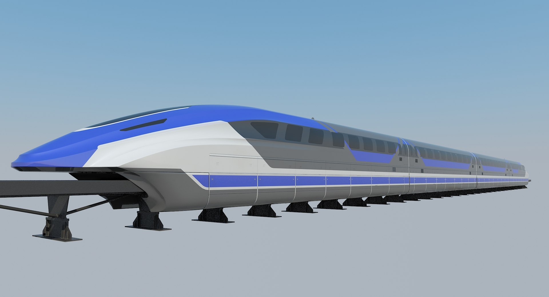 Shanghai Maglev Train Model - TurboSquid 1429472