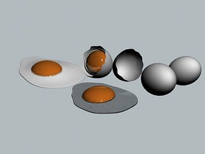 - eggs 3d model