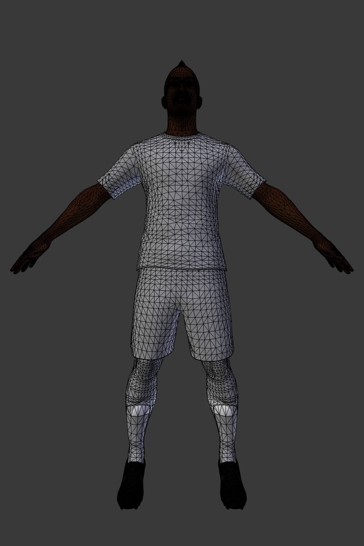 Football Player Model - TurboSquid 1275881