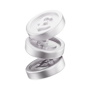 3D model Coin Pound Floating Icon