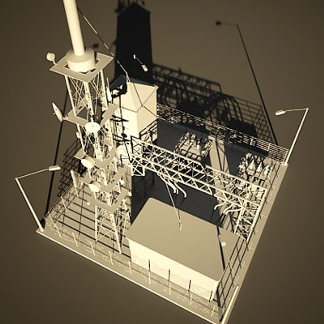 Industrial Outpost 3d Model