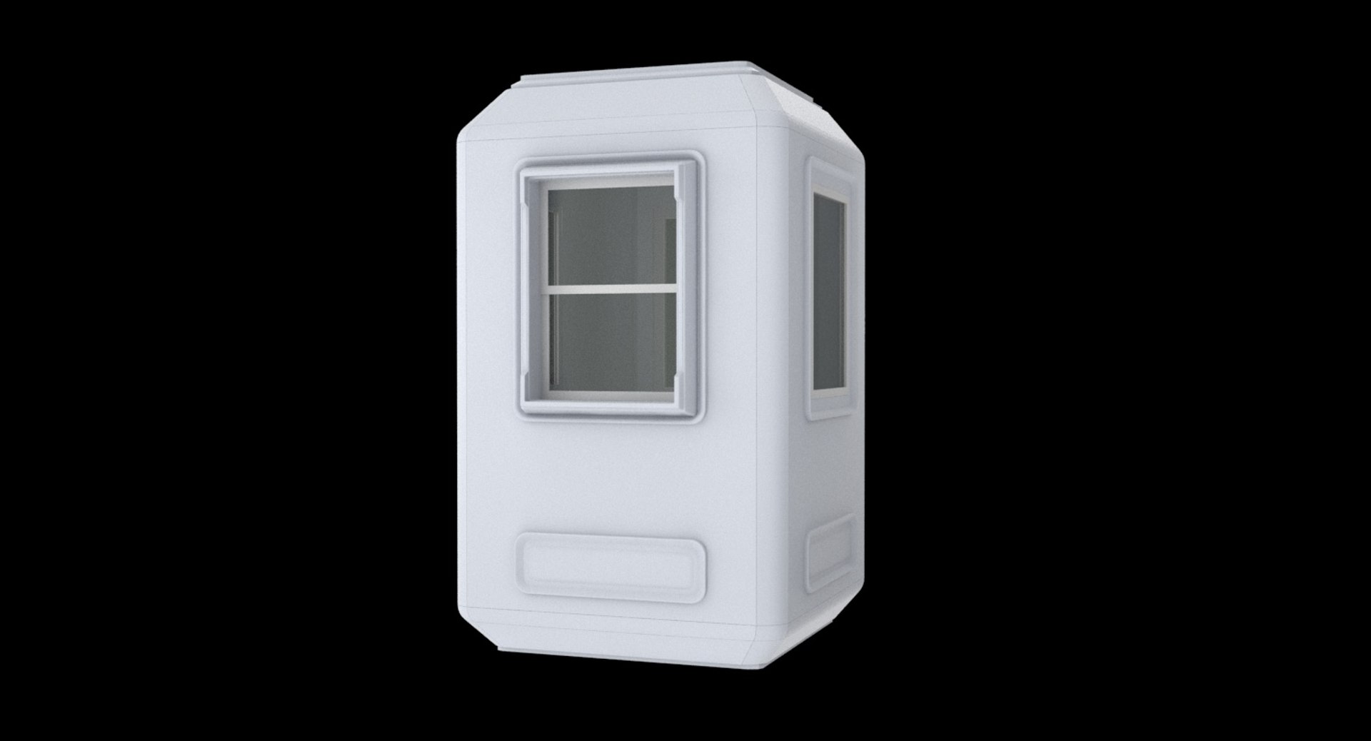 3D Security Booth Model - TurboSquid 1241766