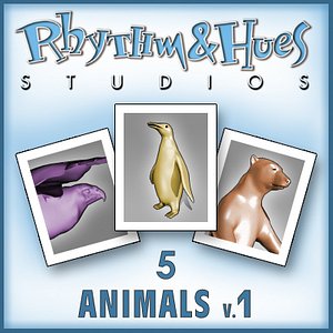 animals lizard penguin 3d model