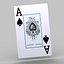 3d model deck poker cards pocker