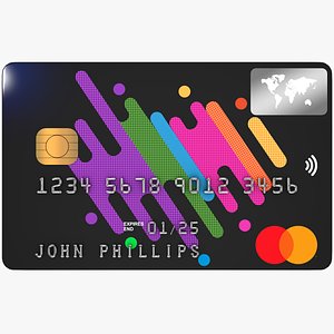 3D model Credit Card