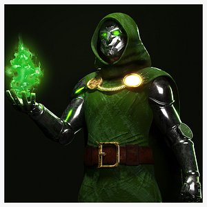 Doctor Doom - Dr Doom concept Low-Poly 3D Model 3D model