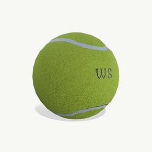 3D Tennis Ball PBR Low-poly 3D model model