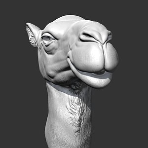 Camel Head AM32 3D print model 3D