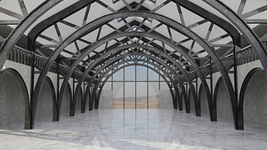 Warehouse Hangar Interiror model