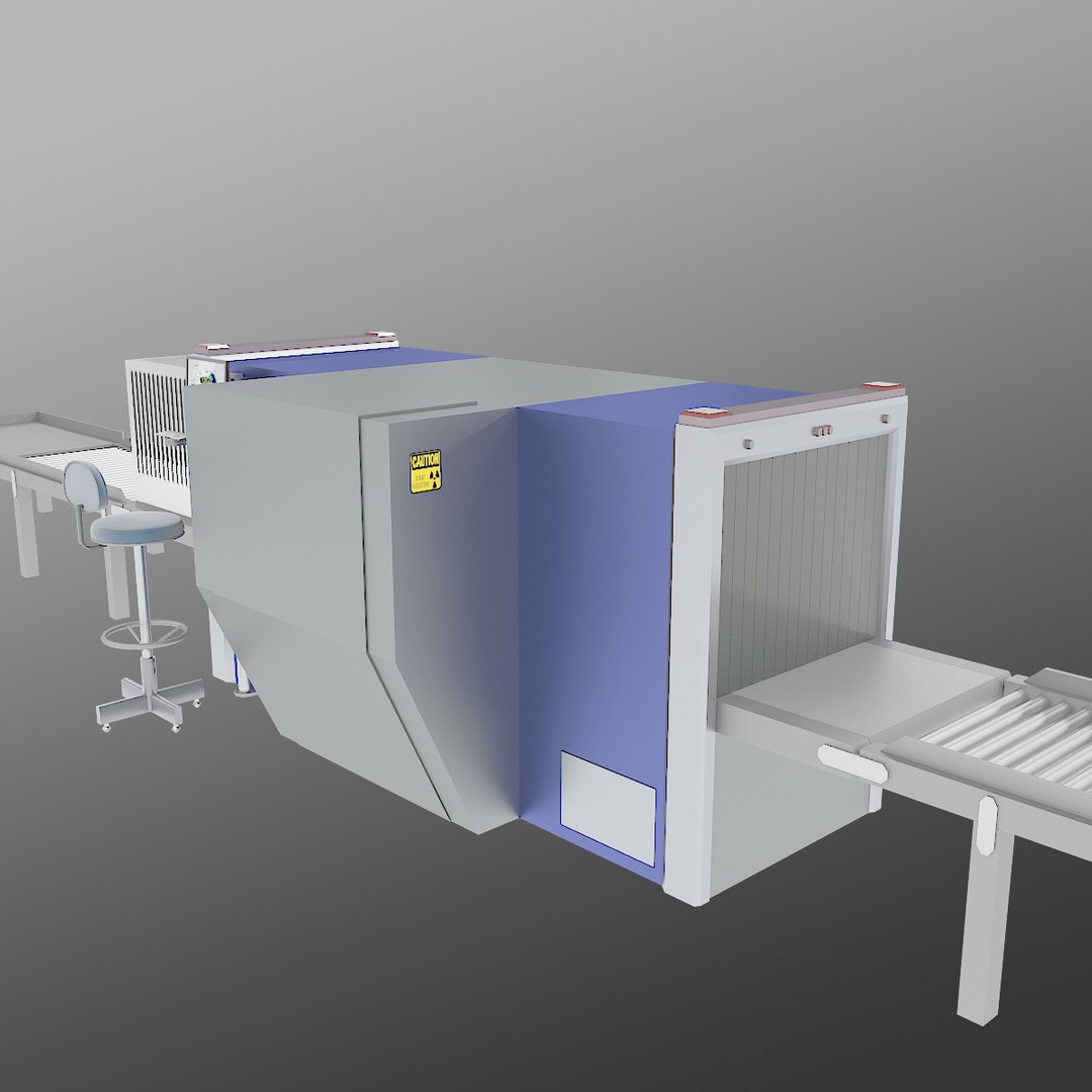 Airport X ray Machine 3d Model