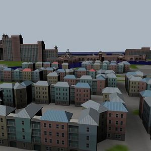 hotel atlantis houses 3d 3ds