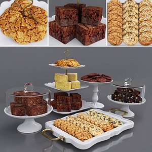 Cake bars and cookies