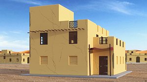 Cartoon Middle Eastern Style Building model