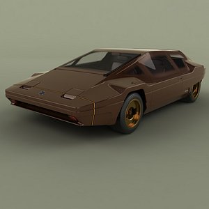 1978 lancia sibilo 3D model