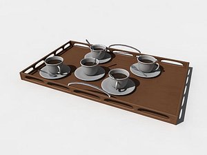 3d model cofee plate
