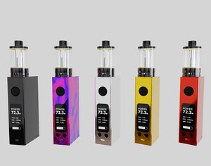3D e cigarette e-cigarette model