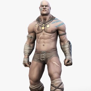 Stylized Barbarian 3D
