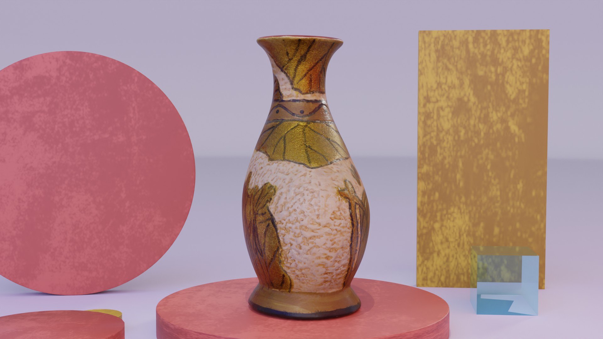 Deco vase 3D model model - TurboSquid 1975783
