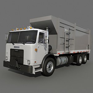 Garbage truck side loader