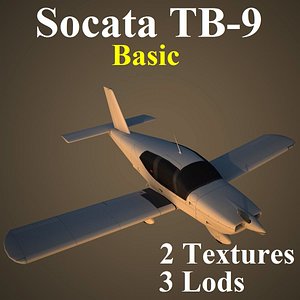 3d model socata basic
