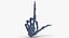 3D human hand bones loser
