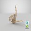 3D human hand bones loser