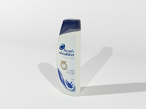 3d head shoulders bottle