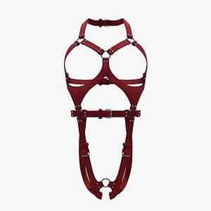 3D Punk Harness 09 model