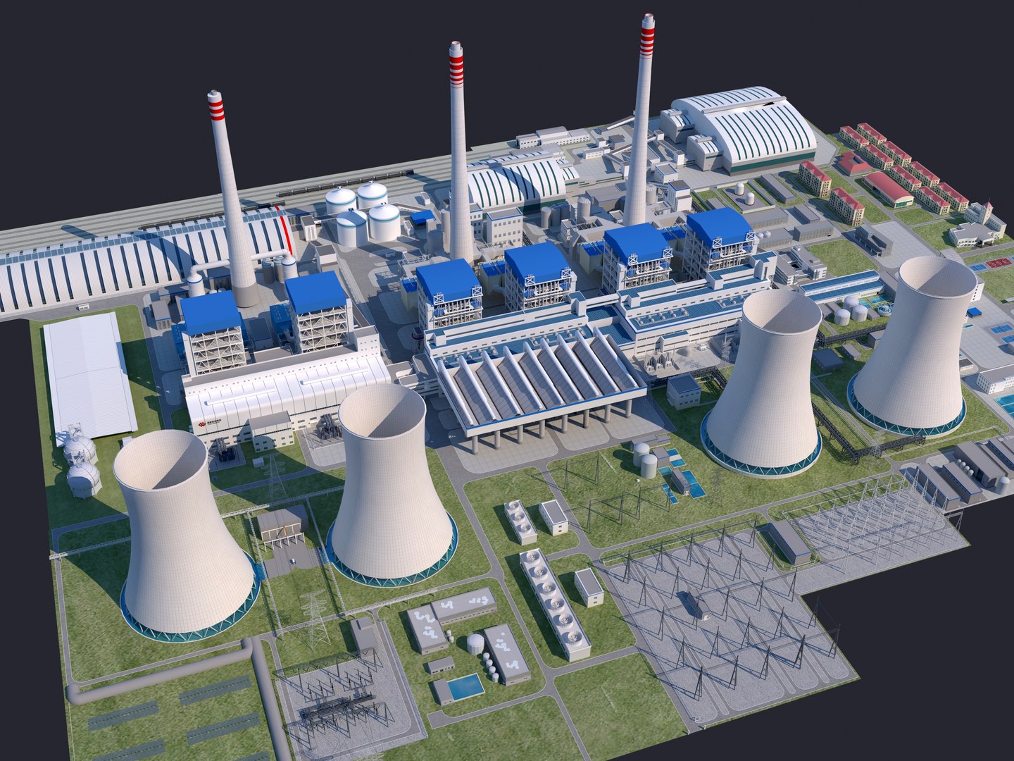 3D Model Power Plants - TurboSquid 2387156