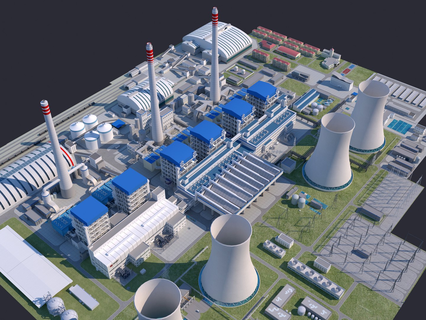 3D Model Power Plants - TurboSquid 2387156