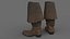 pirate boots 3d model