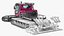 Gatto delle nevi con lo spazzaneve Pistenbully