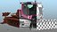 Gatto delle nevi con lo spazzaneve Pistenbully