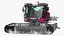 Gatto delle nevi con lo spazzaneve Pistenbully