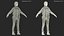 3D Homeless Woman Rigged model