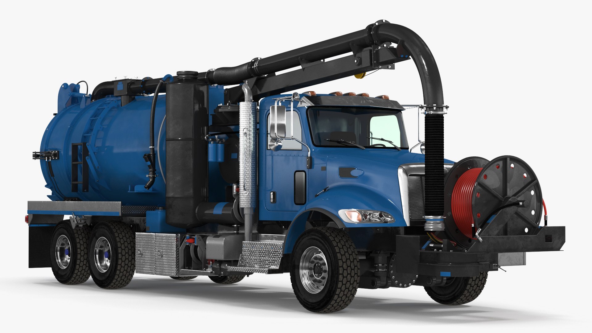Sewer Cleaner Hydro Excavation 3D model preview