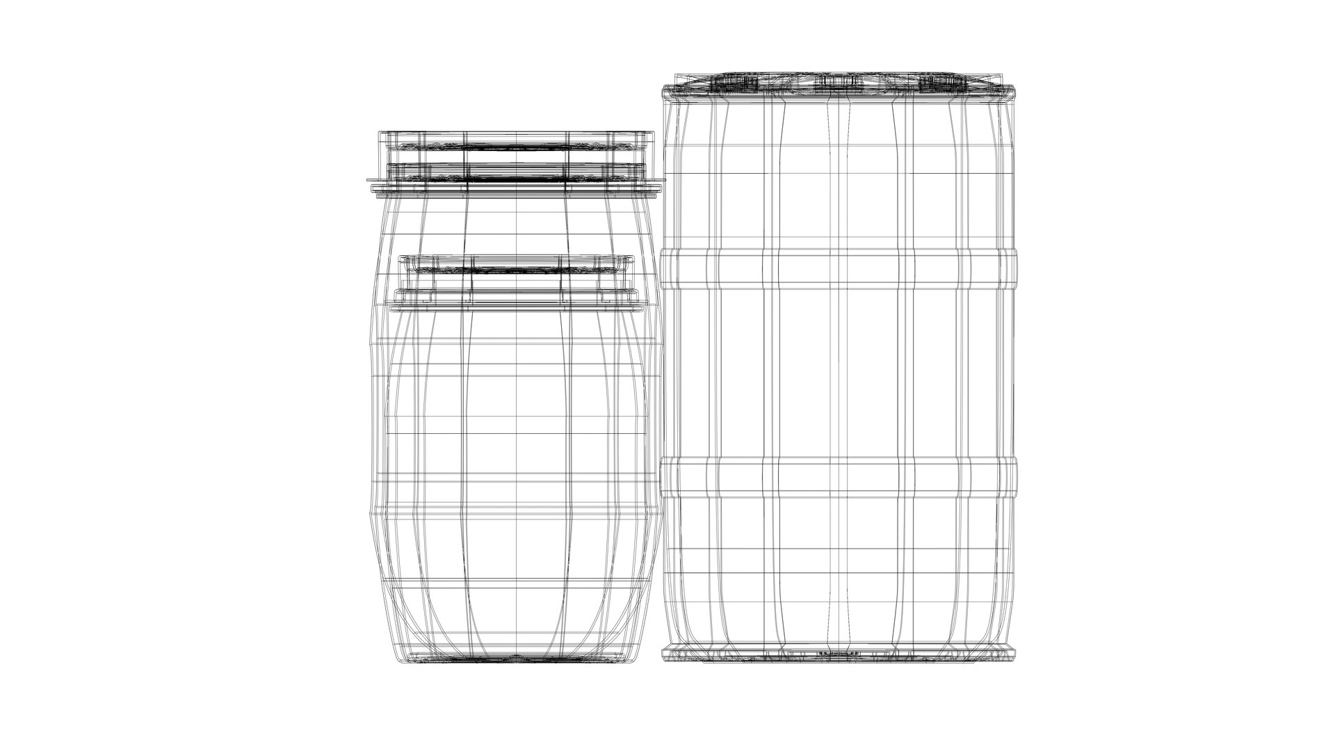 Water barrel 3D model https://p.turbosquid.com/ts-thumb/aE/4A9NXj/SP/barel_wireframe1/png/1747038358/1920x1080/fit_q87/821475ee4a36cd7f2caff2c7874e5c525ff5c505/barel_wireframe1.jpg