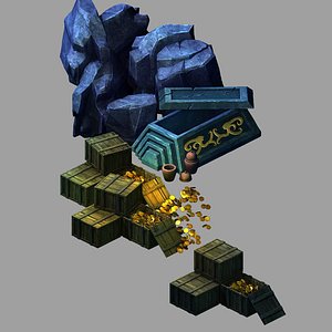 tomb - coffin box 3D