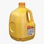 Orange Juice Gallon Bottle