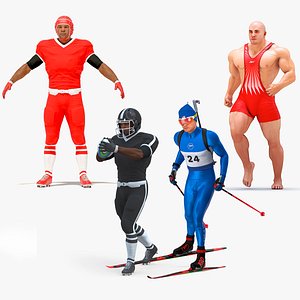 3D Athletes Collection 2 model