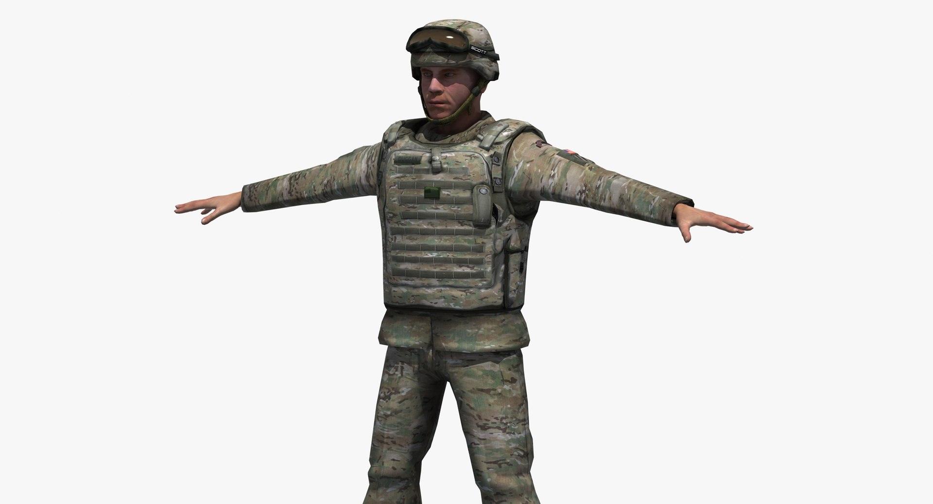 Free STL file Soldier simulator for Arma 3 in OpenSource 🫡・3D