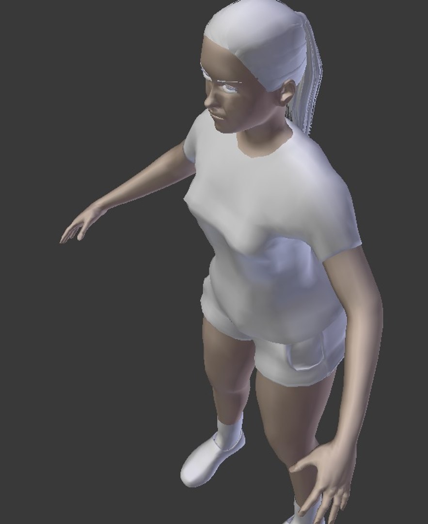 Blender woman 3D model - TurboSquid 1301412